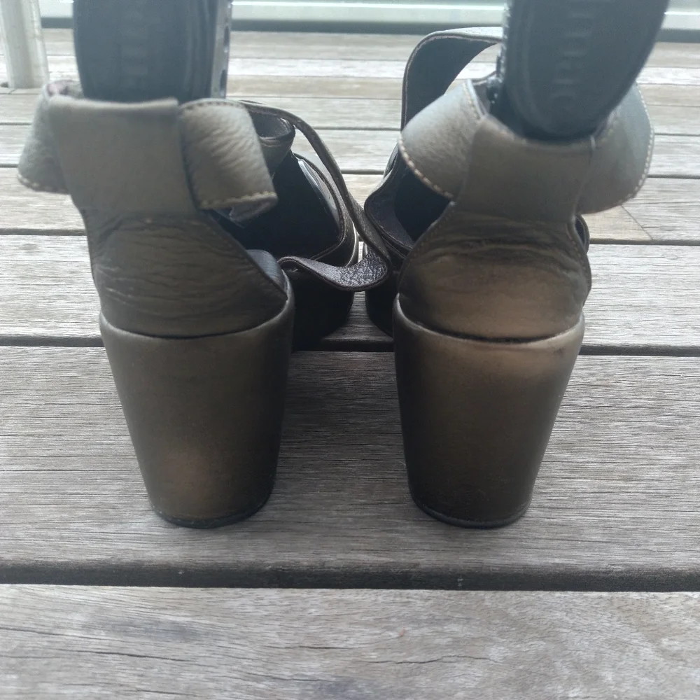 Bronze Cordani Wedge Shoes - Picture 5 of 7